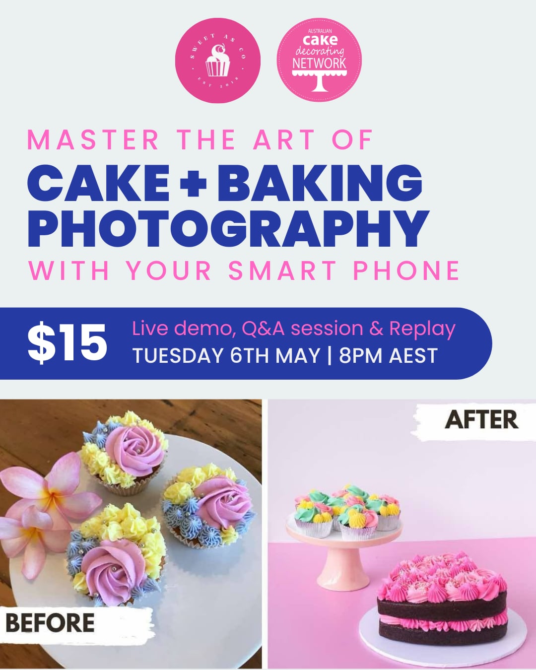 Master the Art of Cake + Baking Photography